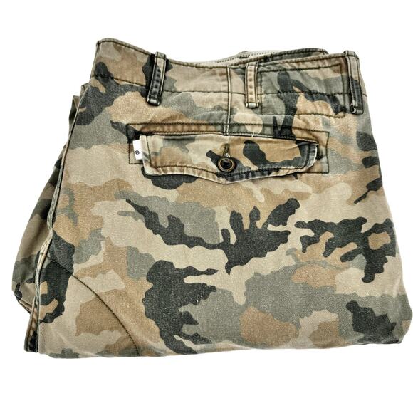 Levi's Cargo Pants Mens 40x32 (43x29 ACTUAL) Green Brown Camo White Tab - Picture 1 of 11